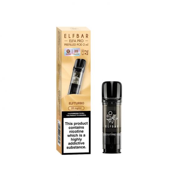 Elf Bar Elfa Pro Elfturbo Prefilled Disposable Pods 20mg 2ml 2-Pack ...