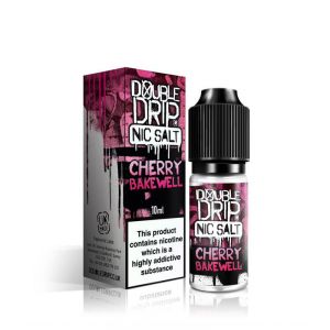 double drip nic salt cherry bakewell eliquid 10ml