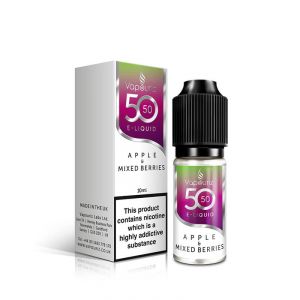 vapouriz 50 50 apple and mixed berries 10ml